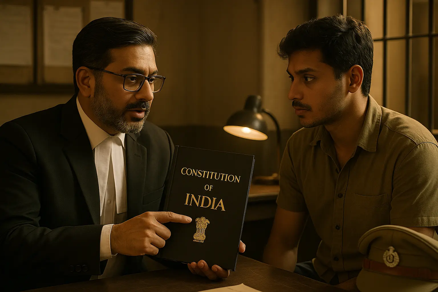 Explaining legal rights to the accused in Bangalore