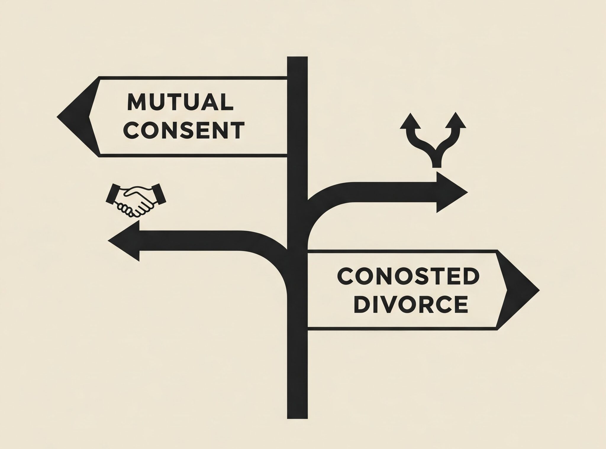 difference between Mutual Consent and Contested Divorce