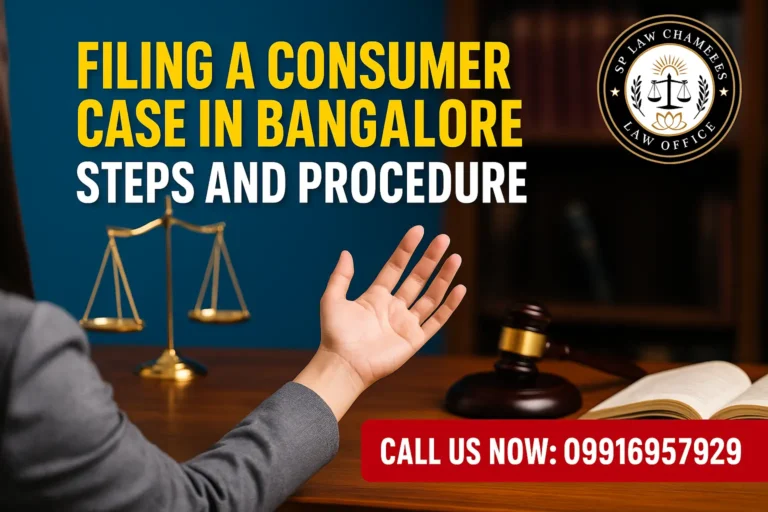Consumer court lawyer Bangalore