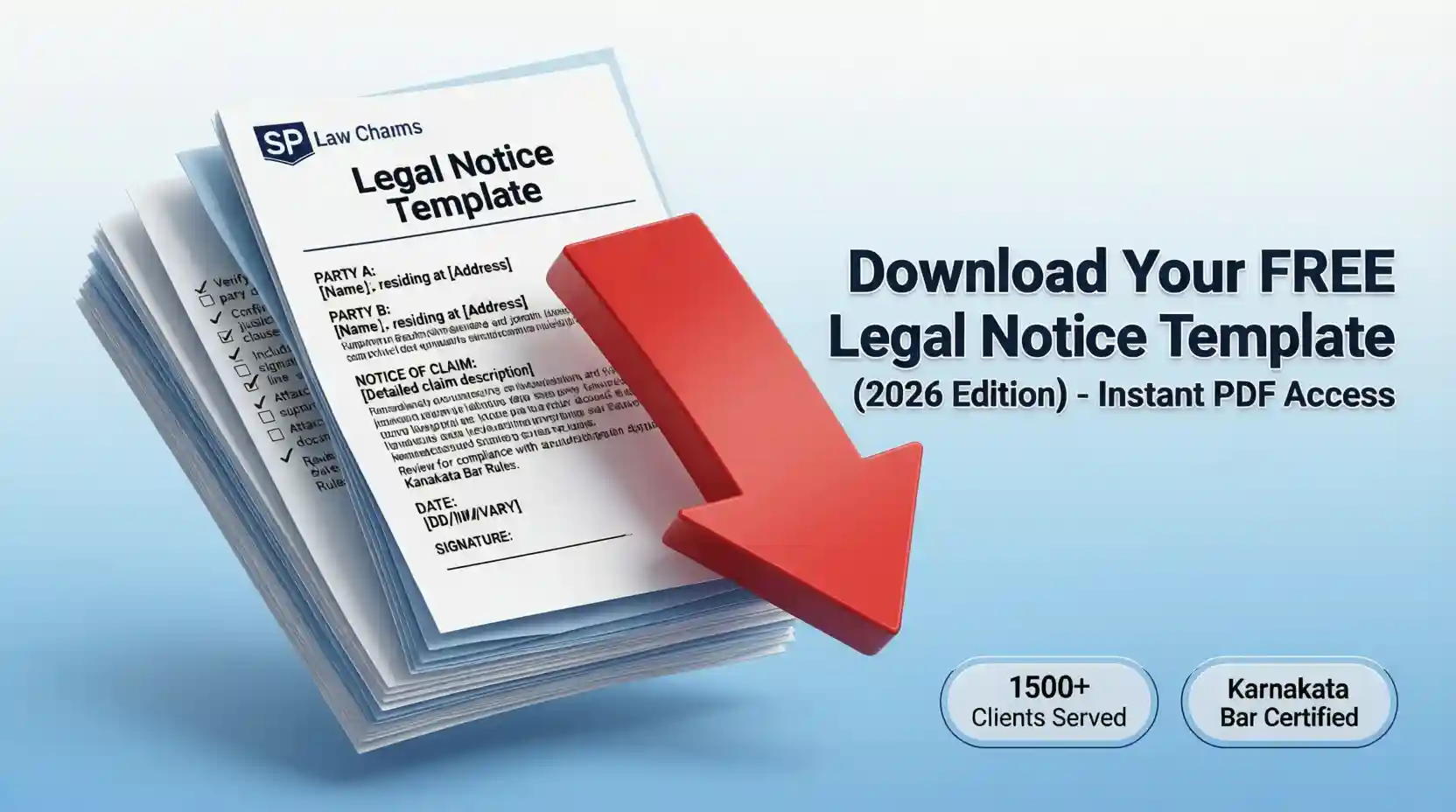 Download Your FREE Legal Notice Template (2026 Edition) - Instant PDF Access
