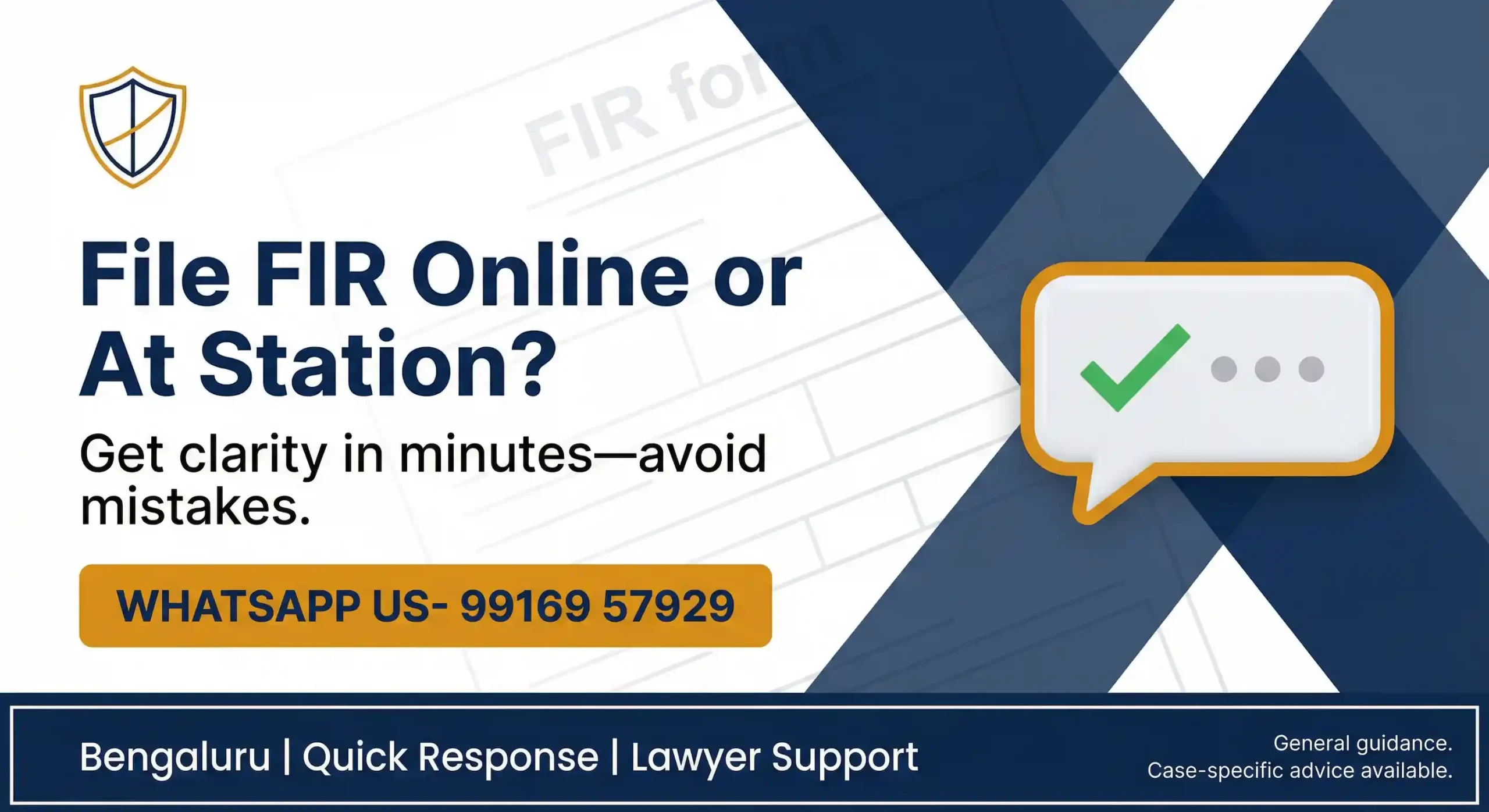 Seeking Legal Assistance in Bengaluru