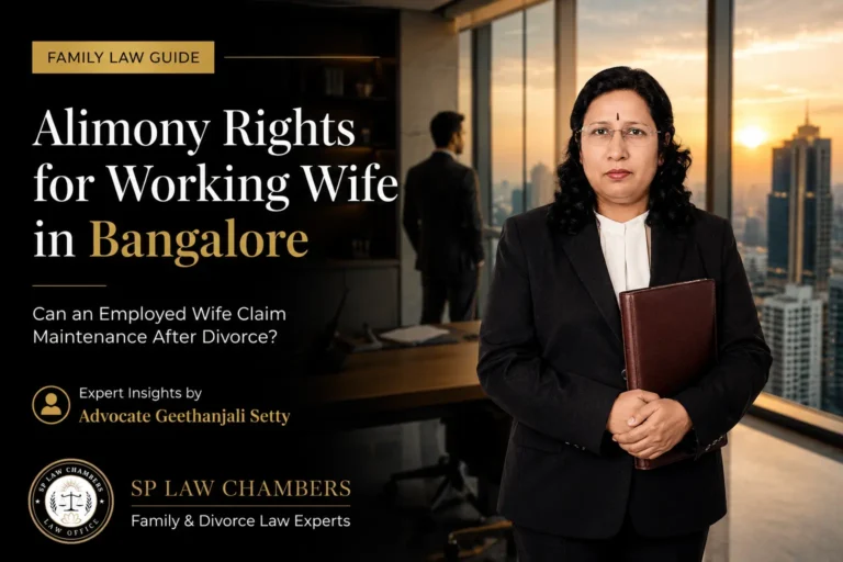 Alimony Rights for Working Wife in Bangalore