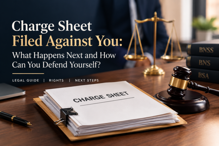 charge sheet lawyer Bangalore
